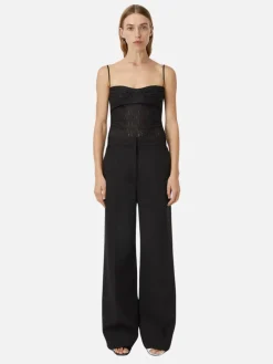 Camille Lace Bodysuit - Black