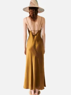 Deco Rouleau Dress - Drought