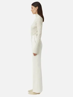 Floris Pant - Ivory Marle
