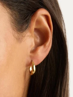 Infinite Horizon Small Hoops - Gold