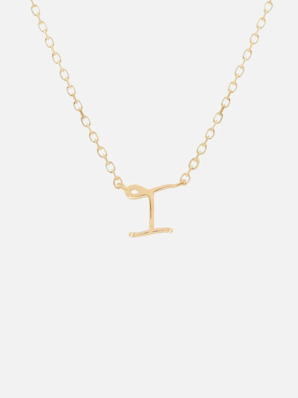 14K Gold Love Letter Necklace