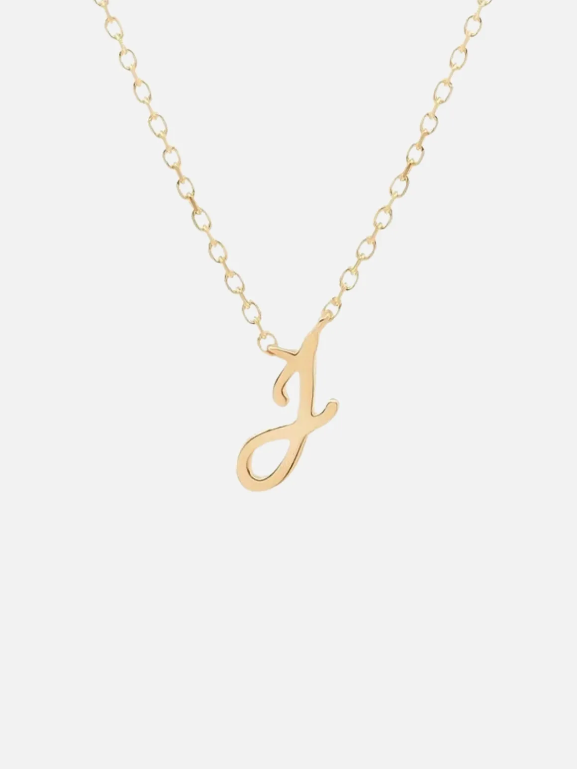 14K Gold Love Letter Necklace