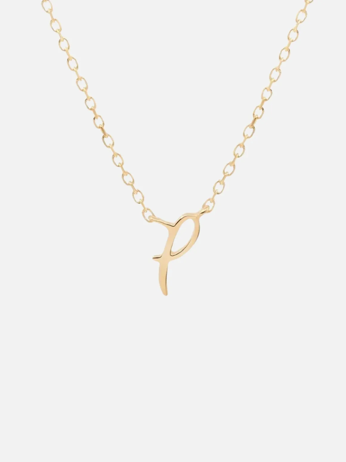 14K Gold Love Letter Necklace
