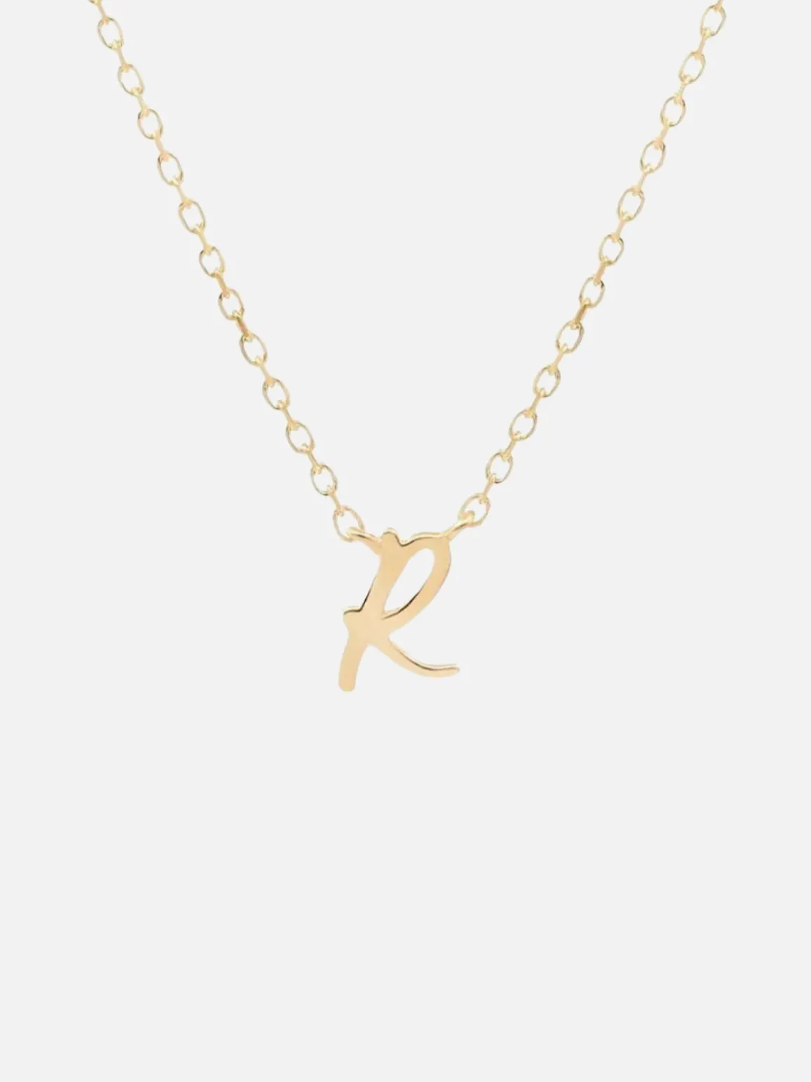 14K Gold Love Letter Necklace