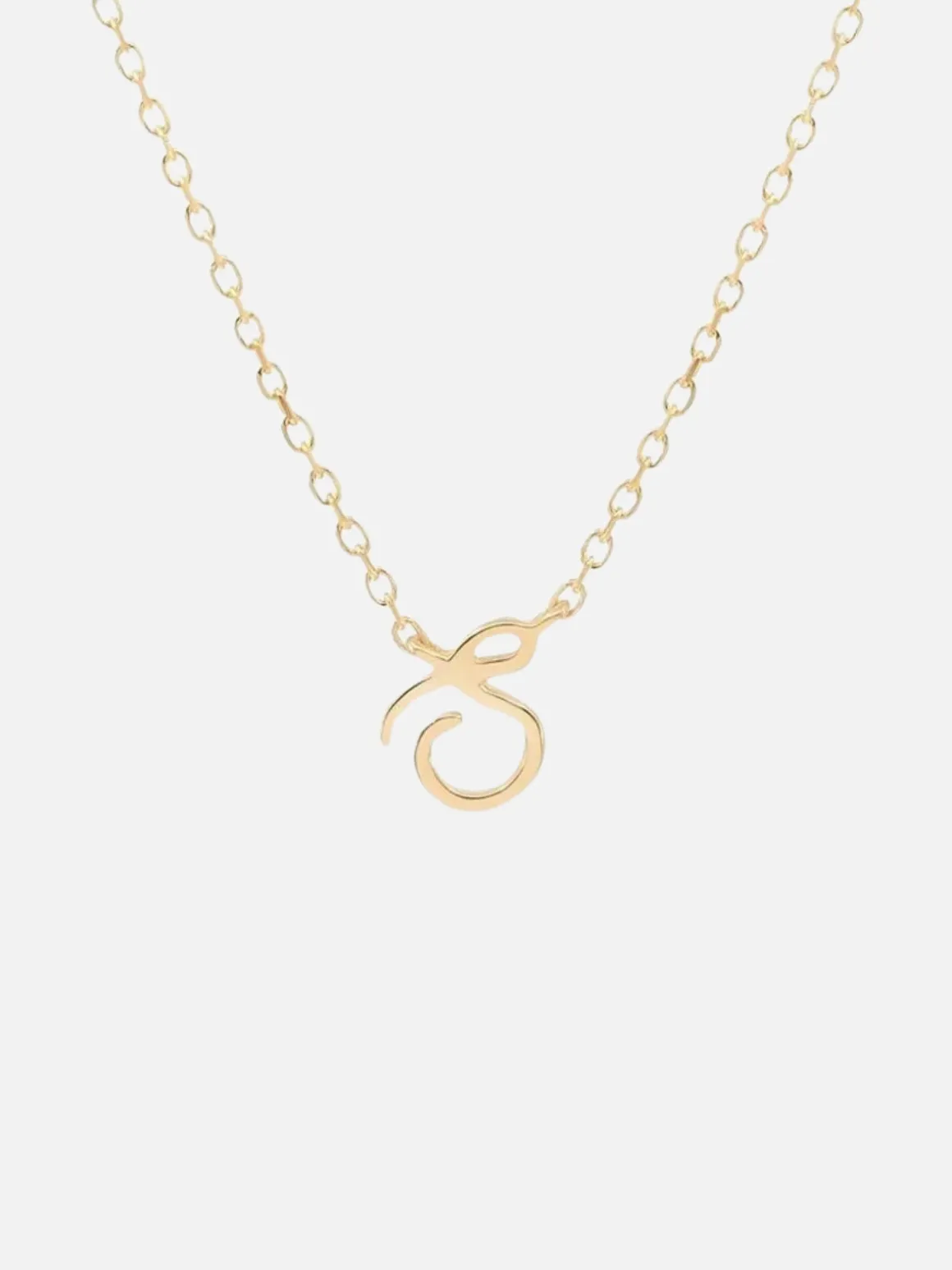 14K Gold Love Letter Necklace