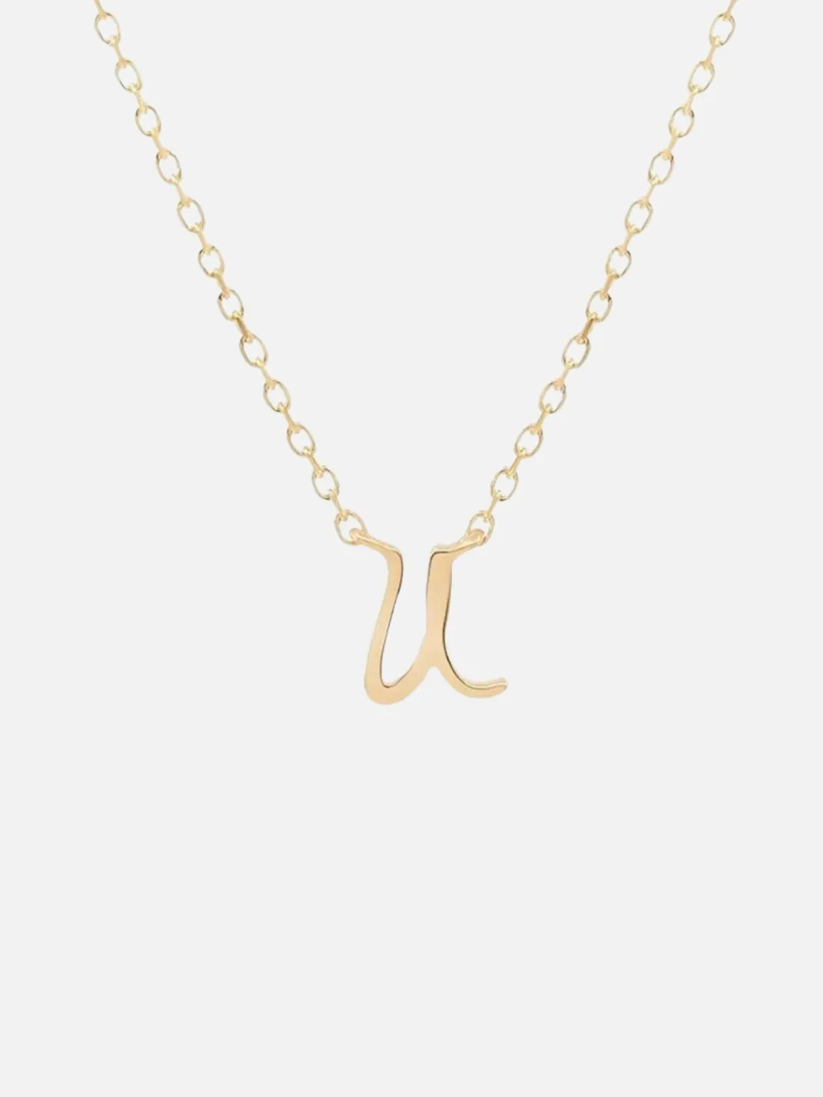 14K Gold Love Letter Necklace