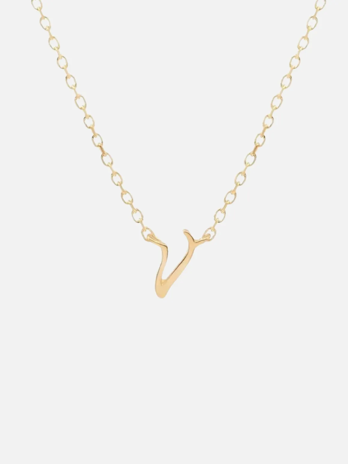 14K Gold Love Letter Necklace