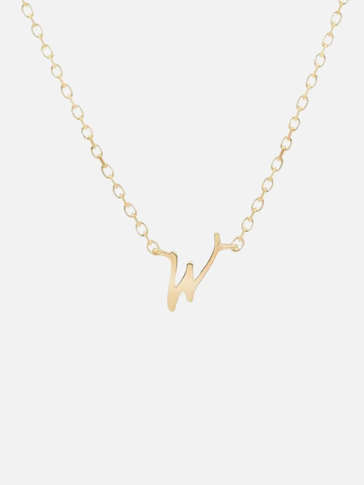 14K Gold Love Letter Necklace