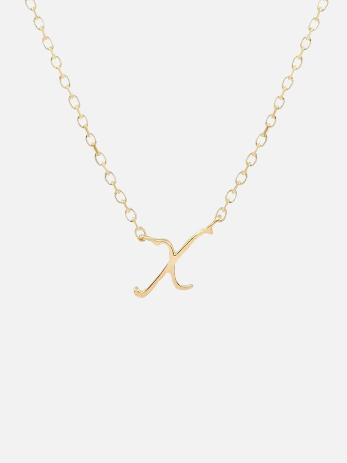 14K Gold Love Letter Necklace