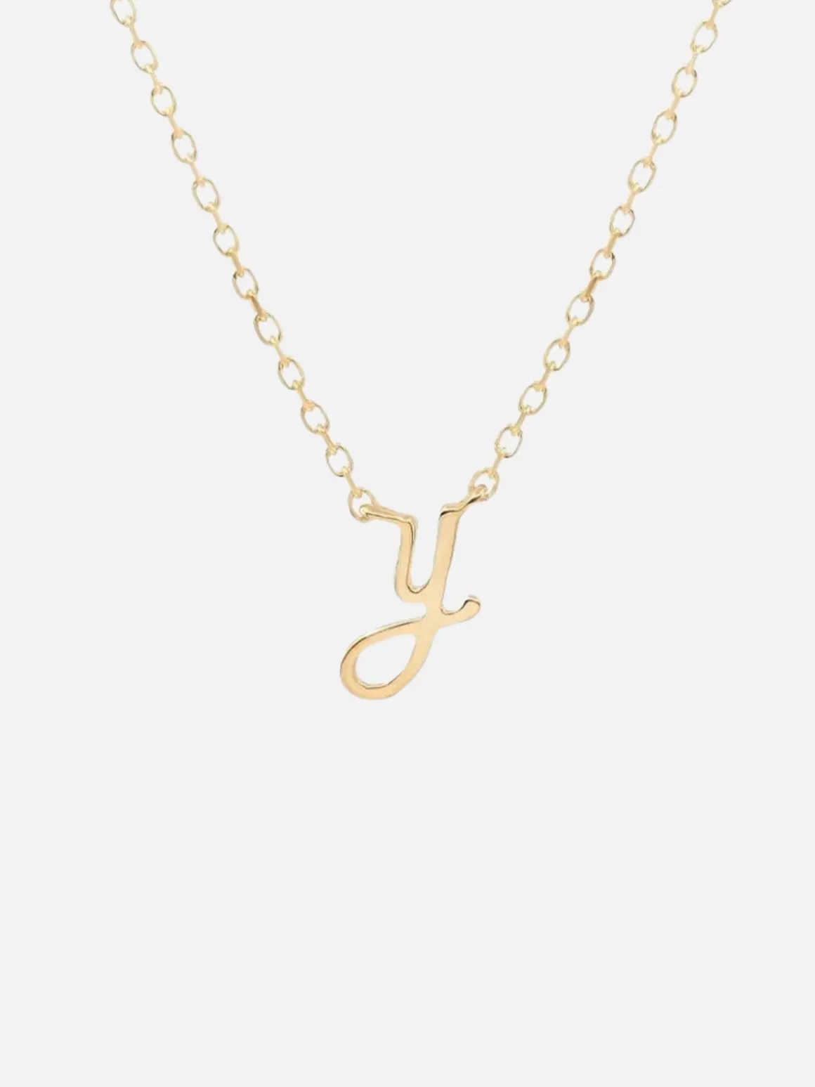 14K Gold Love Letter Necklace