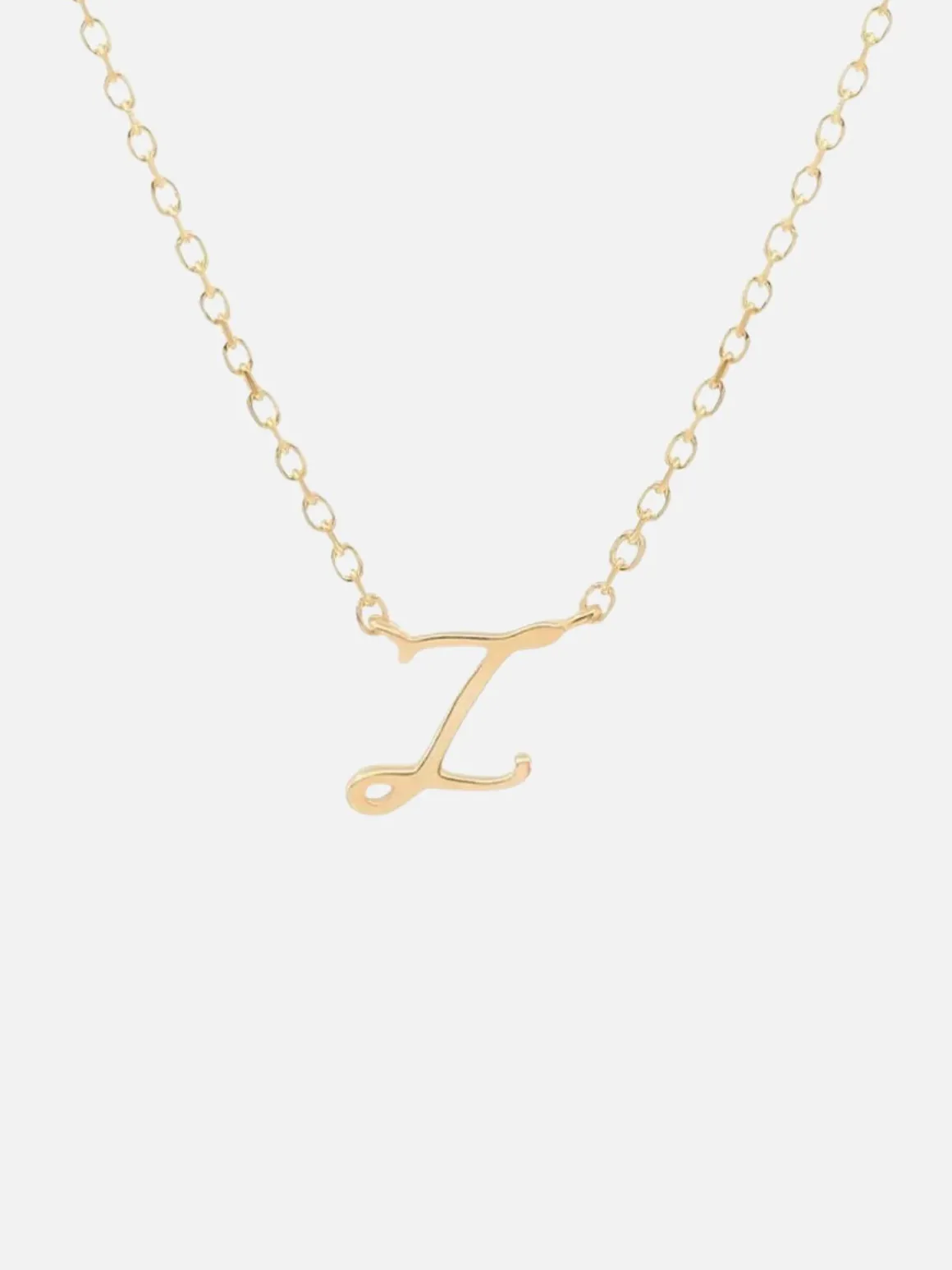 14K Gold Love Letter Necklace