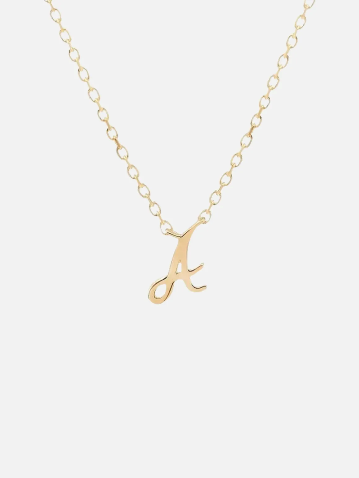 14K Gold Love Letter Necklace