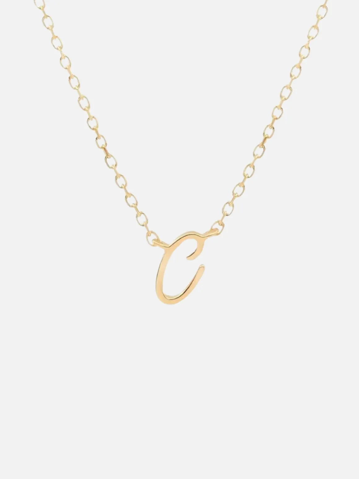 14K Gold Love Letter Necklace