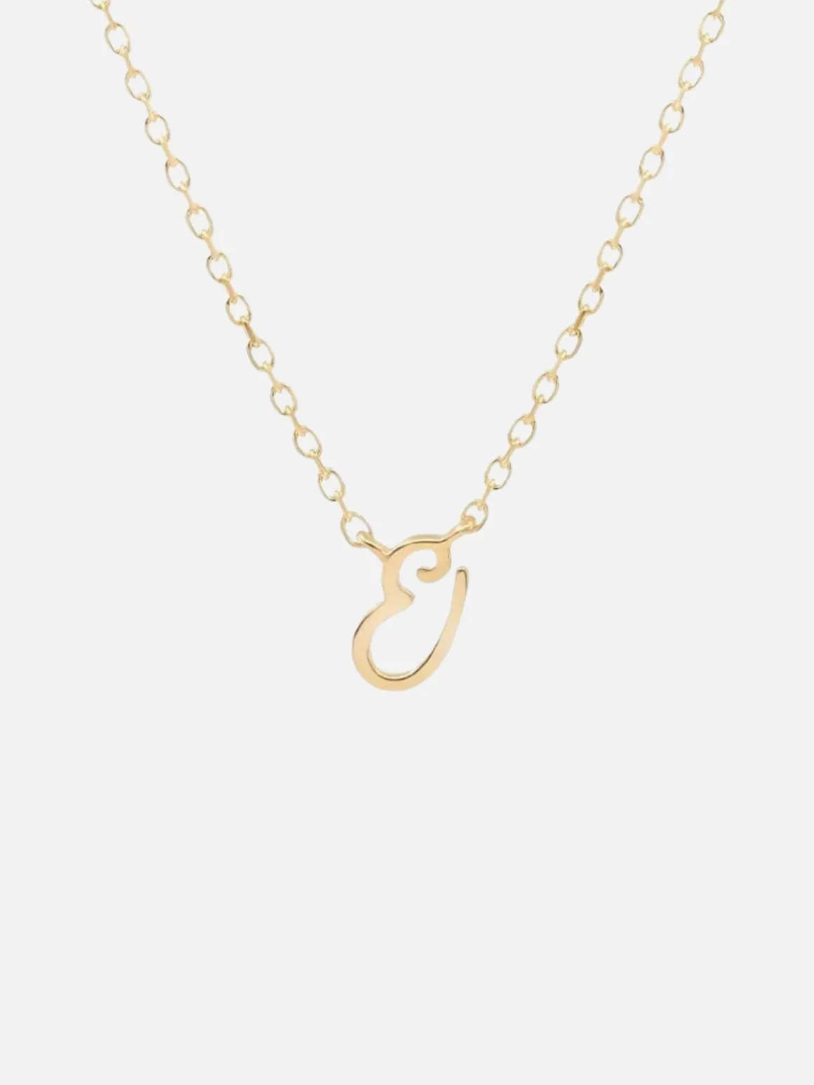 14K Gold Love Letter Necklace