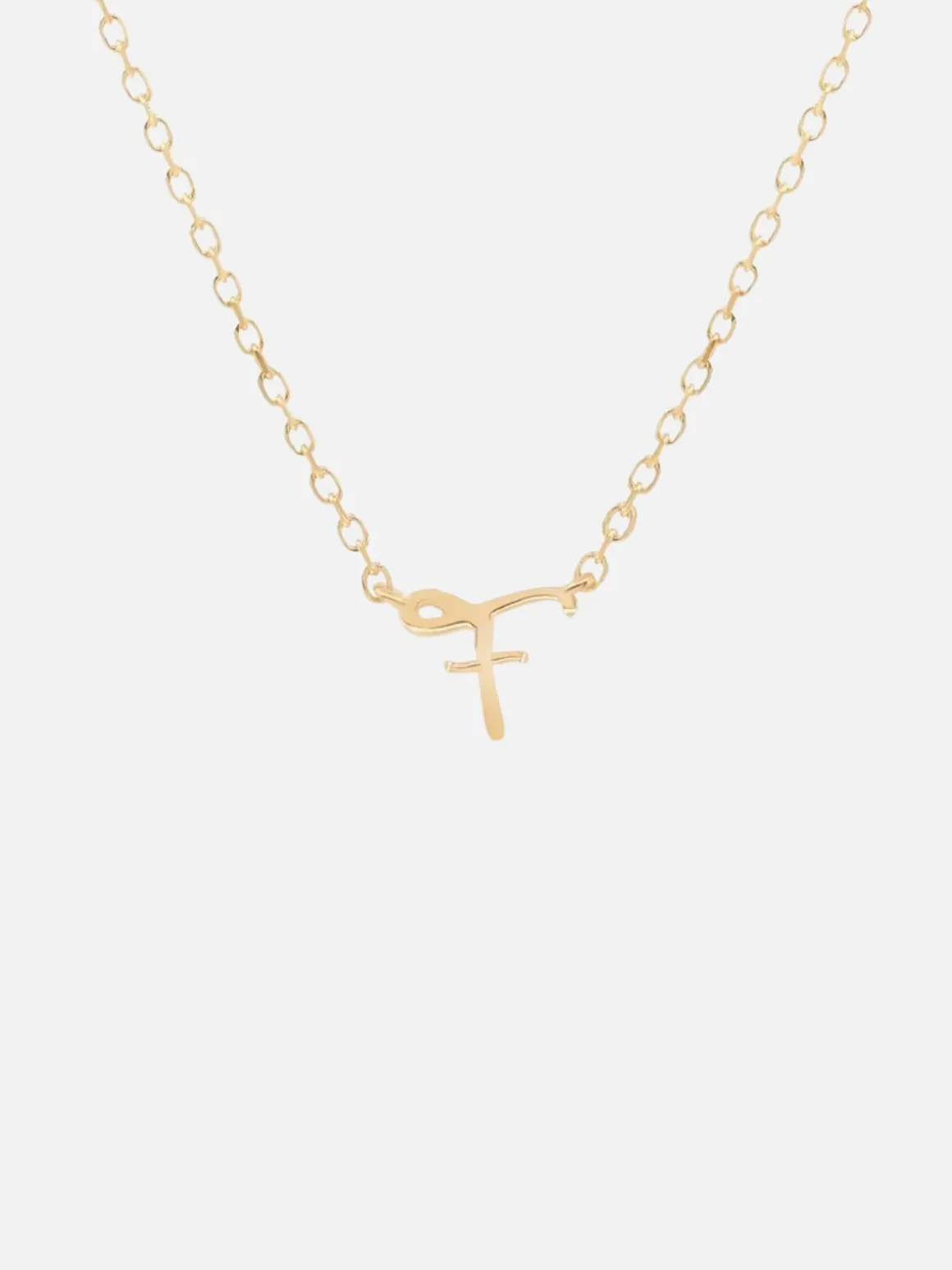 14K Gold Love Letter Necklace