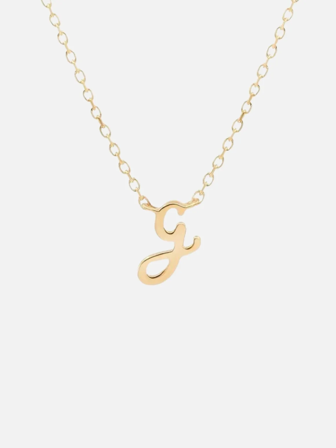14K Gold Love Letter Necklace