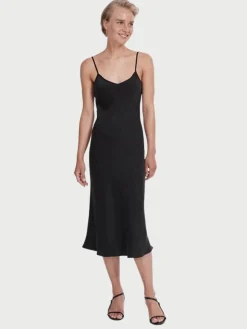 90's Slip Dress - Black