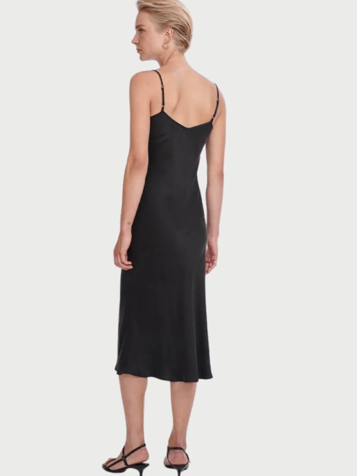 90's Slip Dress - Black