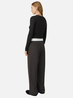 Sunisa Long Sleeve Top - Black
